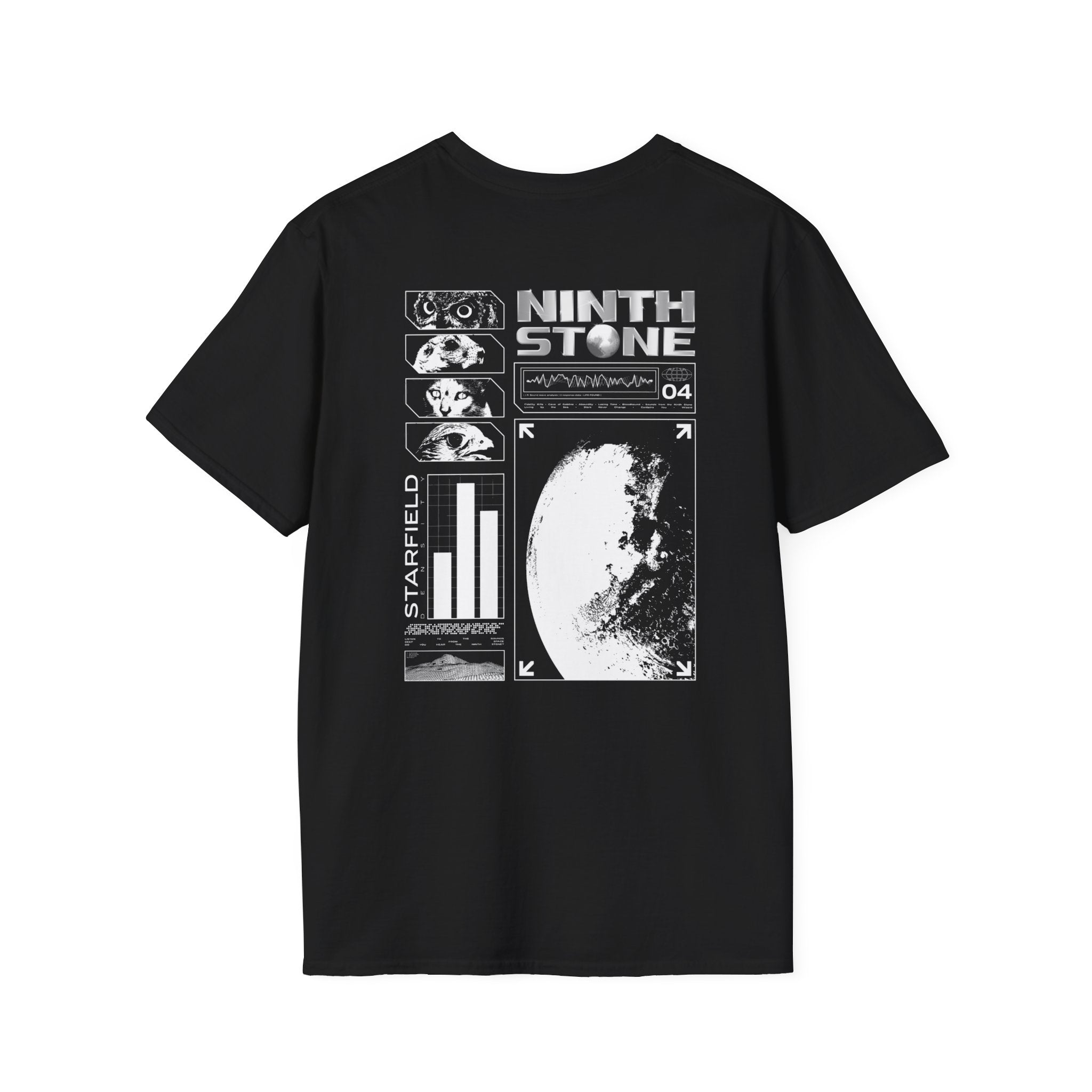 Ninth Stone Graphic T-Shirt - Silver Logo