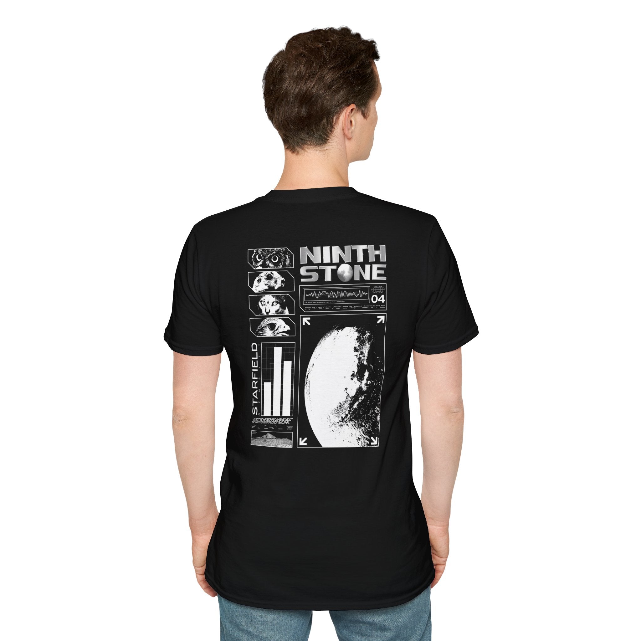 Ninth Stone Graphic T-Shirt - Silver Logo