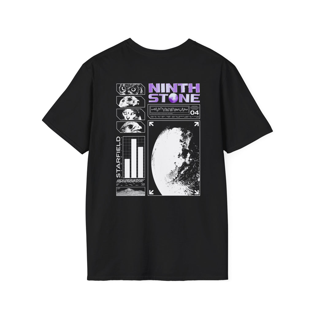 Ninth Stone Graphic T-Shirt - Light Purple Logo